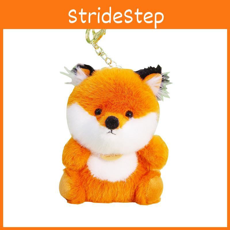 Cute Animal Fox Doll With Polyester Filling For Kids Backpack Accessory