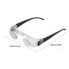 Eyeglass Style Binocular Magnifying Glasses For Reading &amp; Tv Watching, Hands-free Optical Magnifier For Hyperopia And Presbyopia