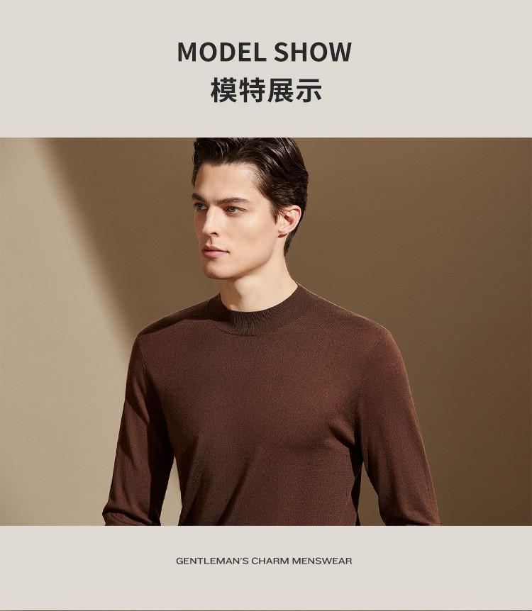 100% Fine Spun Cashmere Sweater for Men
