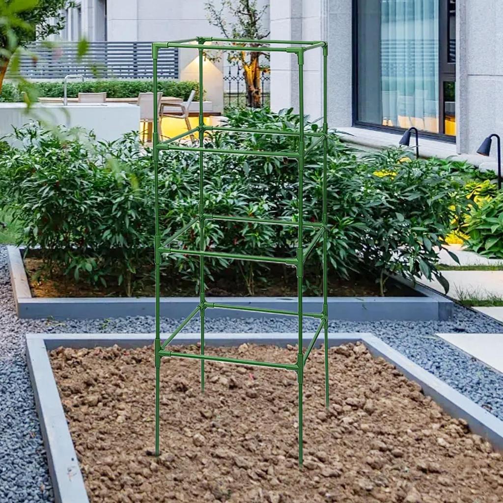 Tomato Trellis for Garden Planter Pots 3 Piece Heavy-Duty Rack for Climbing Vegetables Fruit Beans Peony Rose Flower Tomato Cage