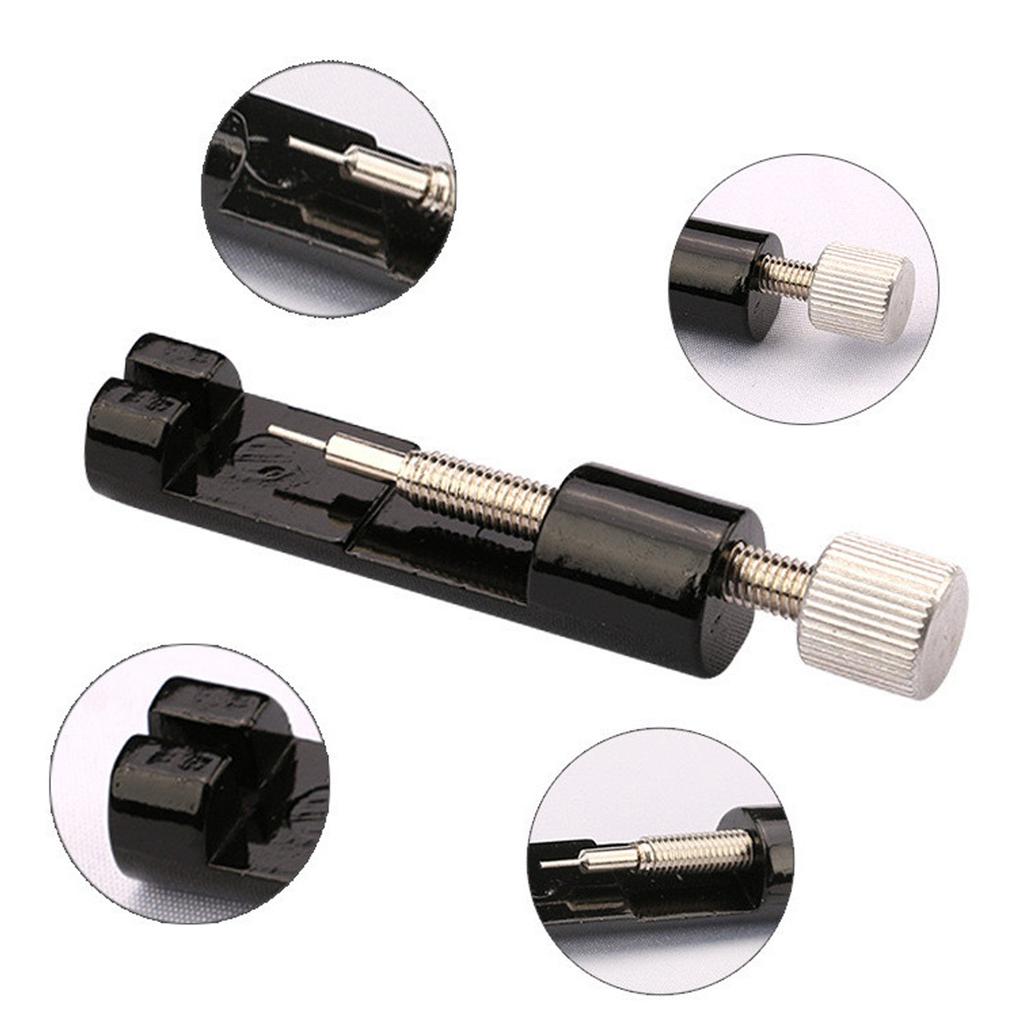 Metal Watch Band Strap Link Pin Remover Repair Tool Kit for Watchmakers with 3Pcs Extra Pins Mini Watchband Tool
