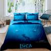 3D Printed Cute Disney Luca Duvet Cover and Pillowcase Set - Home Decor, Creative Plus Size Bedding Set