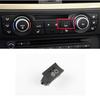 Car Front Center AC Control Cycle Switch Button Trim For BMW 1 3 X1 E81 E90 E84