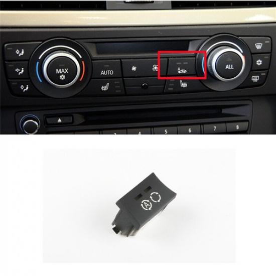 Car Front Center AC Control Cycle Switch Button Trim For BMW 1 3 X1 E81 E90 E84