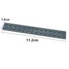 12Pcs Technical Plate 2x14 Dots Long Thin Building Block Bricks Compatible with 91988 DIY Toys