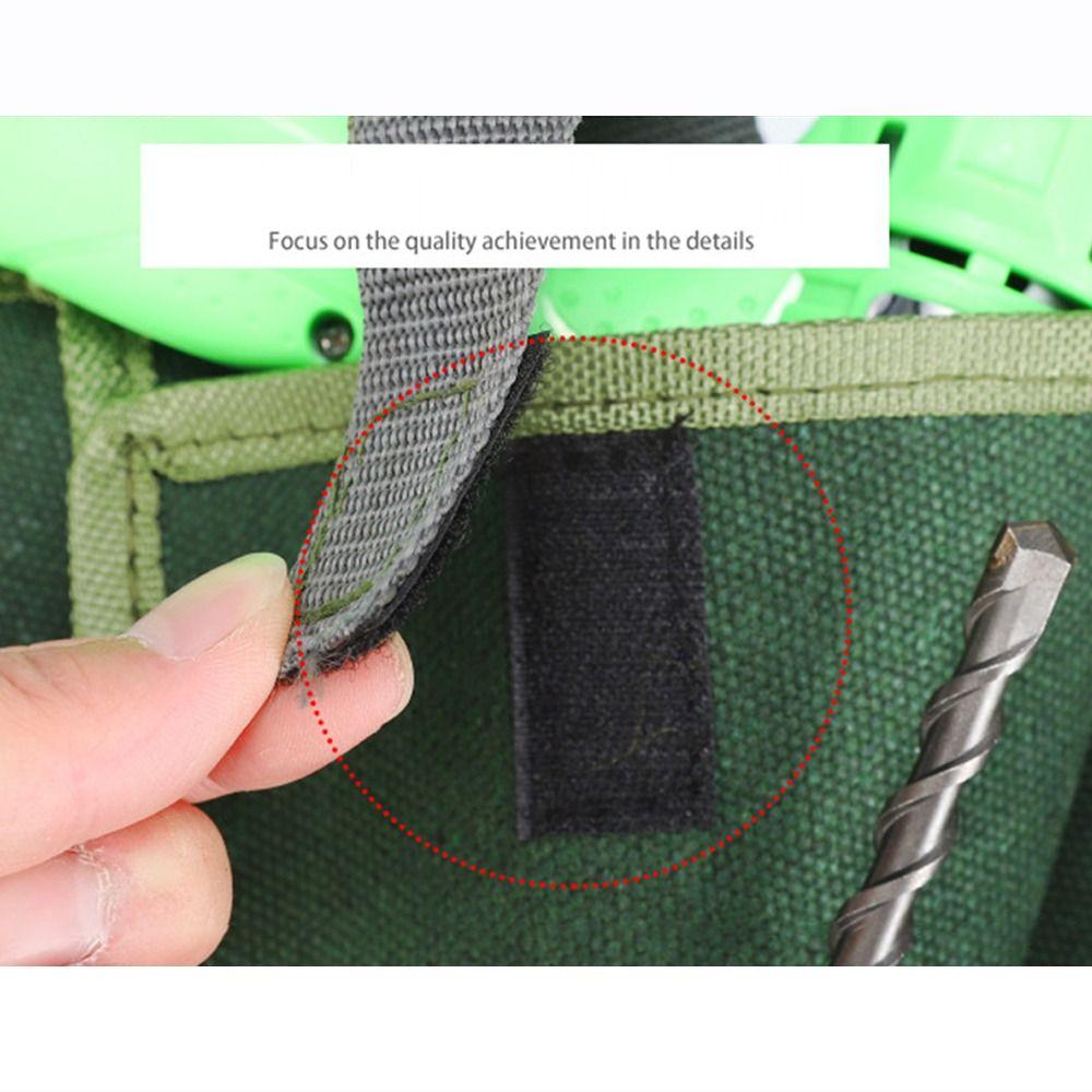 Durable Waist Bag Multi-Pocket Tool Pouch Bag Tool Bags Repair Tool Kit Screwdriver Kit Holder