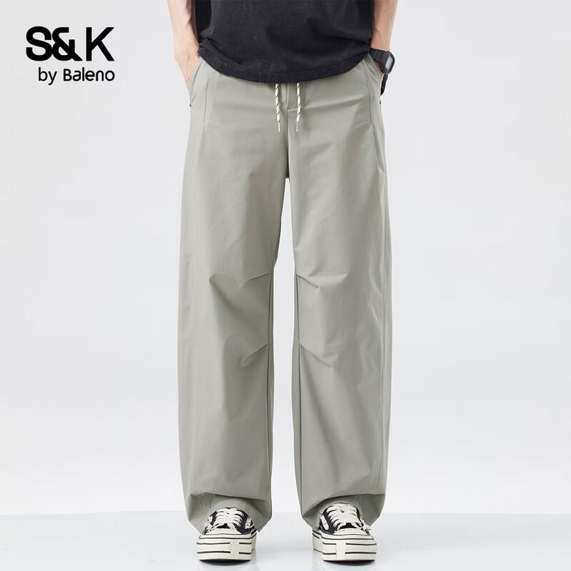 Baleno S&K Herren Lässige Gerade Hosen