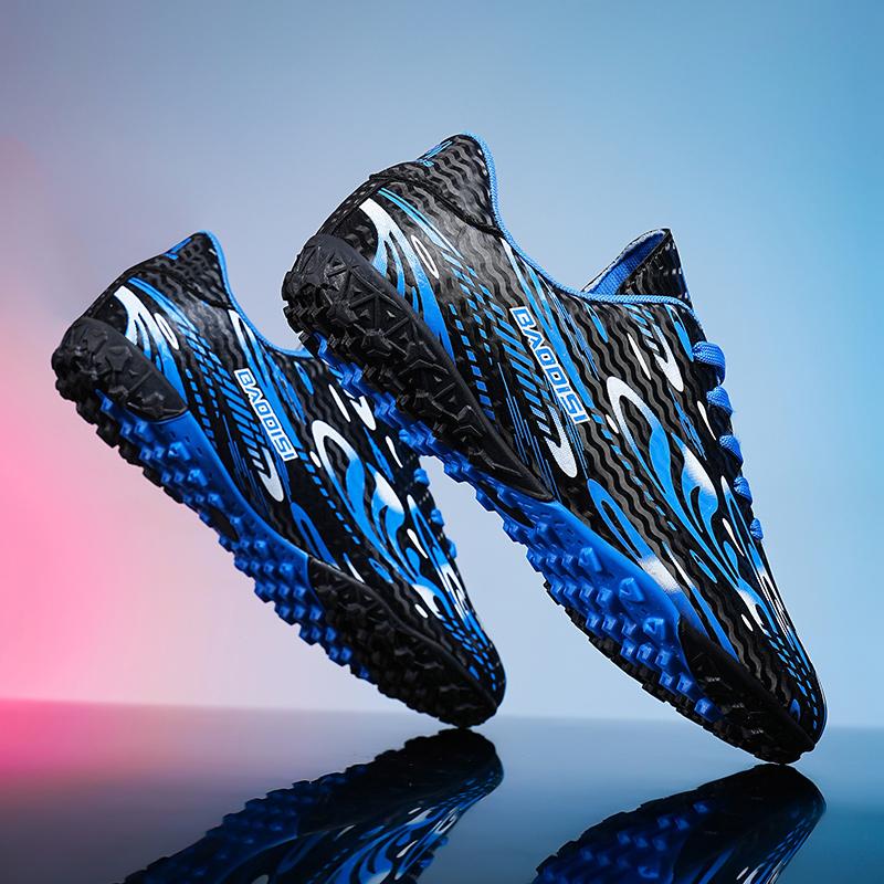 

2025 Fashion Professional Football Boots Men s Soccer Shoes Adults Soccer Cleats Anti-slip Outdoor Sport Shoes Football High Qua 44 небесно-голубой