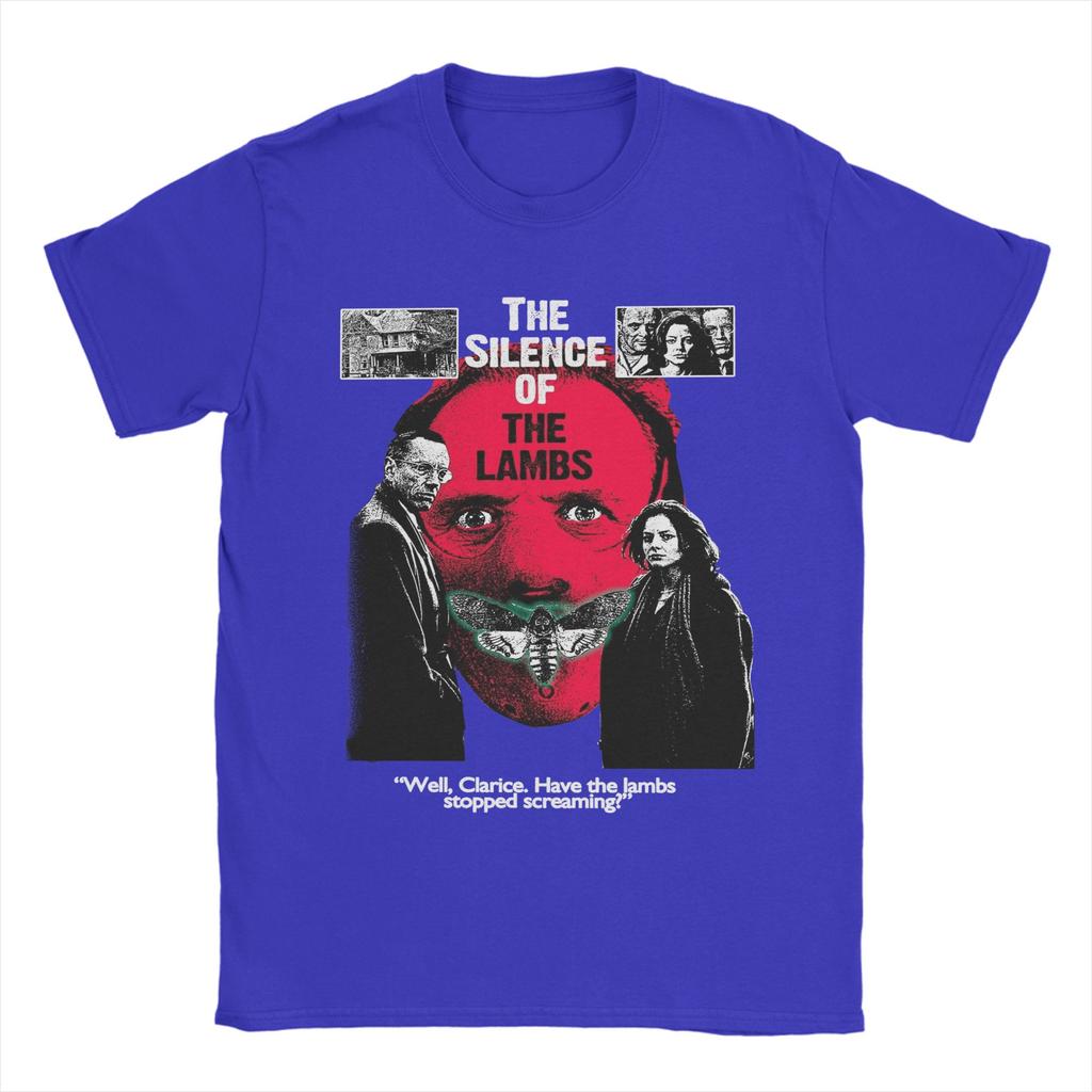 Men The Silence Of The Lambs T Shirt  100 Cotton Tops Fashion Short Sleeve Crew Neck Tees Plus Size TShirts
