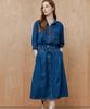 Maja Natural Washed Two-In-One Shirt Denim Long Dress