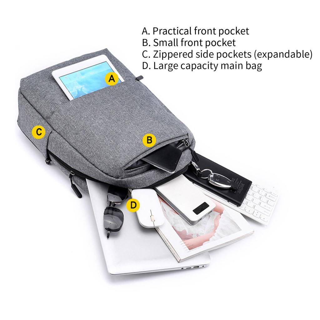 School Bag Laptop Backpack for Teen College Large Capacity Bookbag with USB Charging Port Fashion Student Daypack