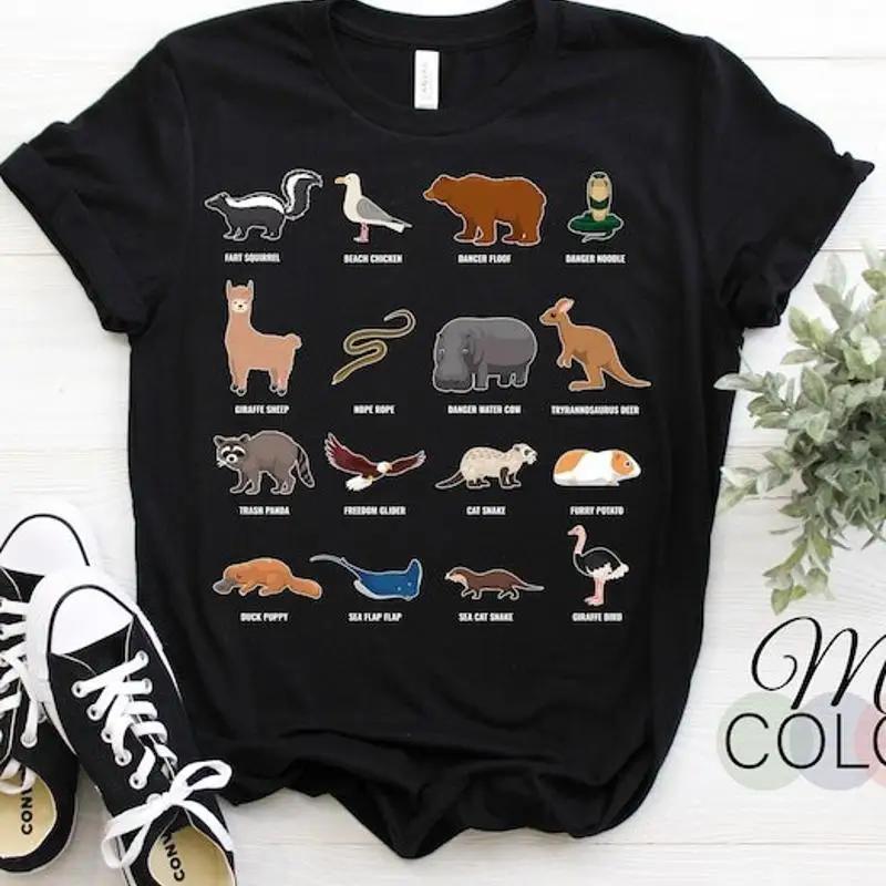 Animals Of The World Funny Rare Memes Zoo Keeper Zookeeper Study Zoology Love T Shirt