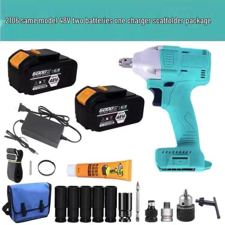 Bürstenlose elektrische Schraubenschlüssel für die Holzbearbeitung: Hohes Drehmoment Schlagbohrwerkzeug, Nur Gerät