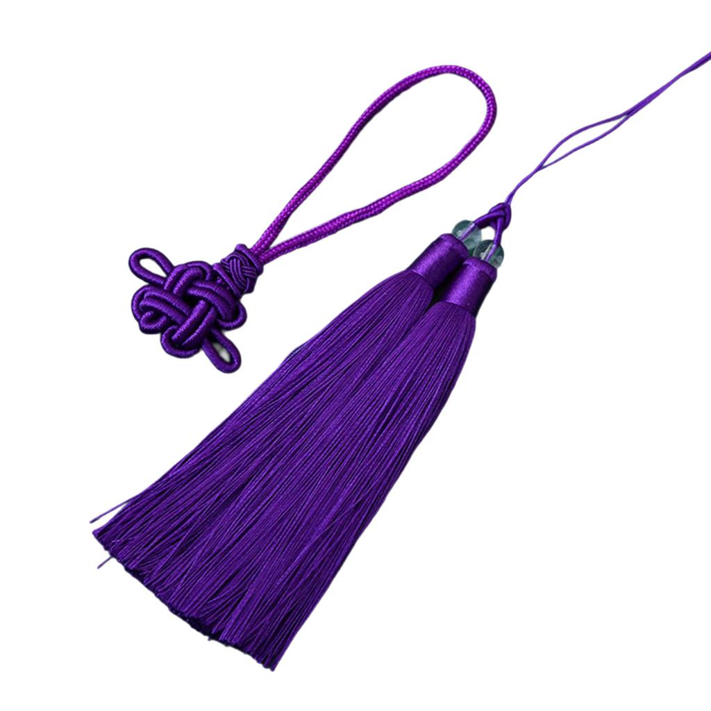 Polyester Chinese Knot Tassels Charm for Handmade Craft Projects Handcrafted Ornament Decorative Festive Supplies