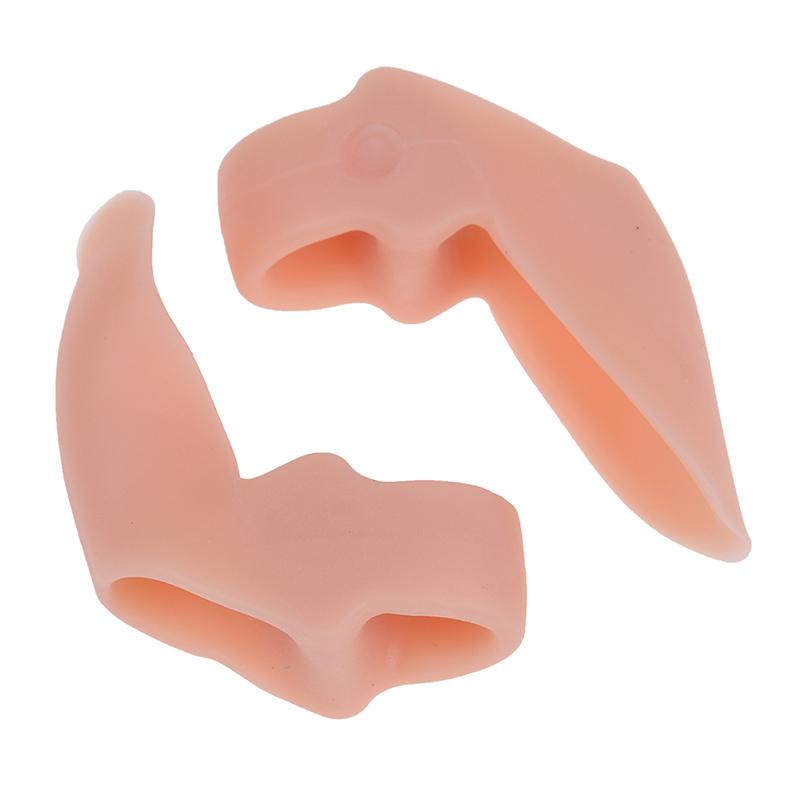 2Pcs Silicone Gel Bunion Toe Separator Corrector Hallux Valgus Guard Foot Care