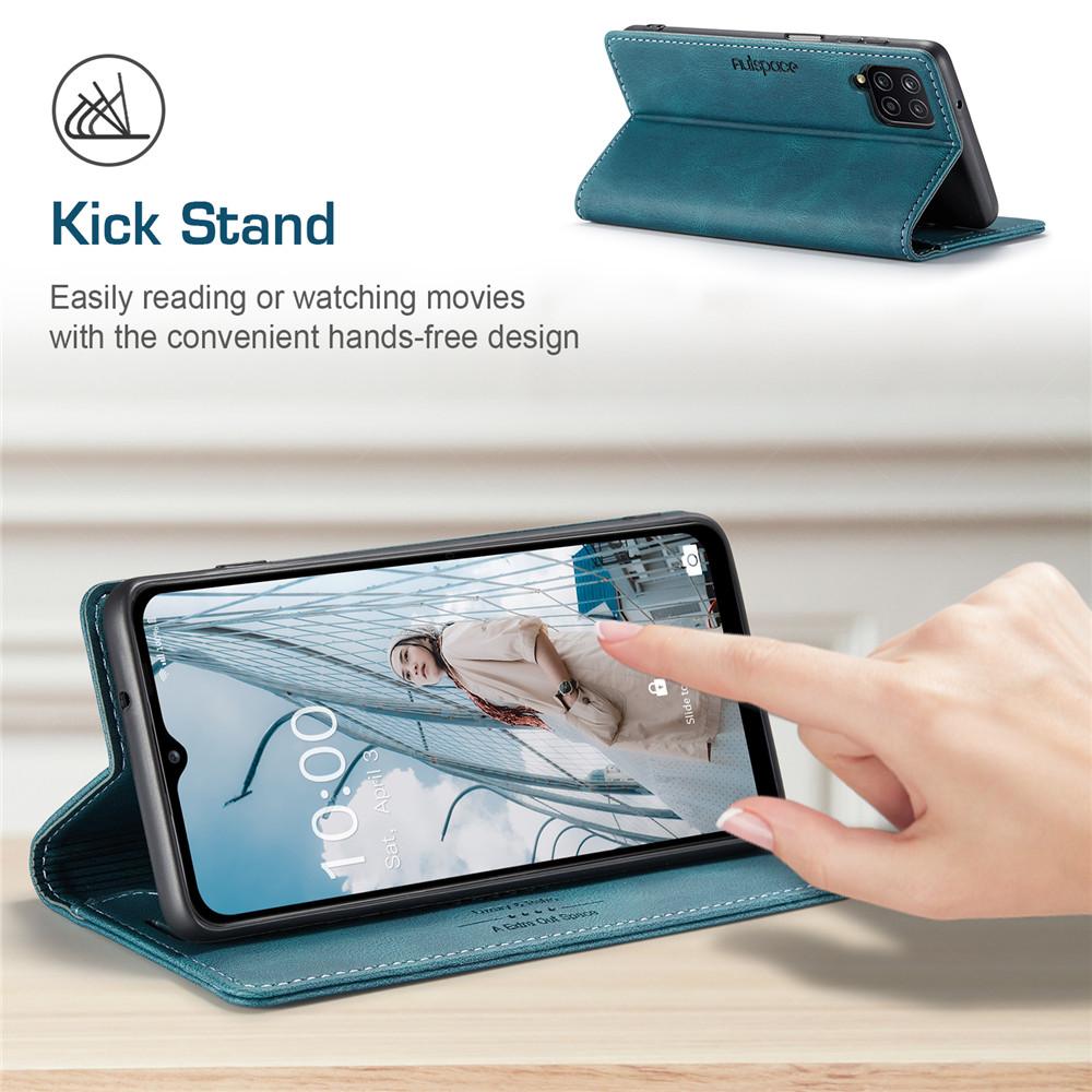 For Samsung Galaxy A22 5G Case Wallet Magnetic Card Flip Cover For Galaxy A22s Case Luxury Leather Phone Cover Stand With Holder