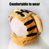 Cat Tiger Hat Cute Plush Tiger Hat with Ears Warm Adjustable Pet Hat with Ear Holes for Kittens Small Dogs Party Cosplay Photo Prop