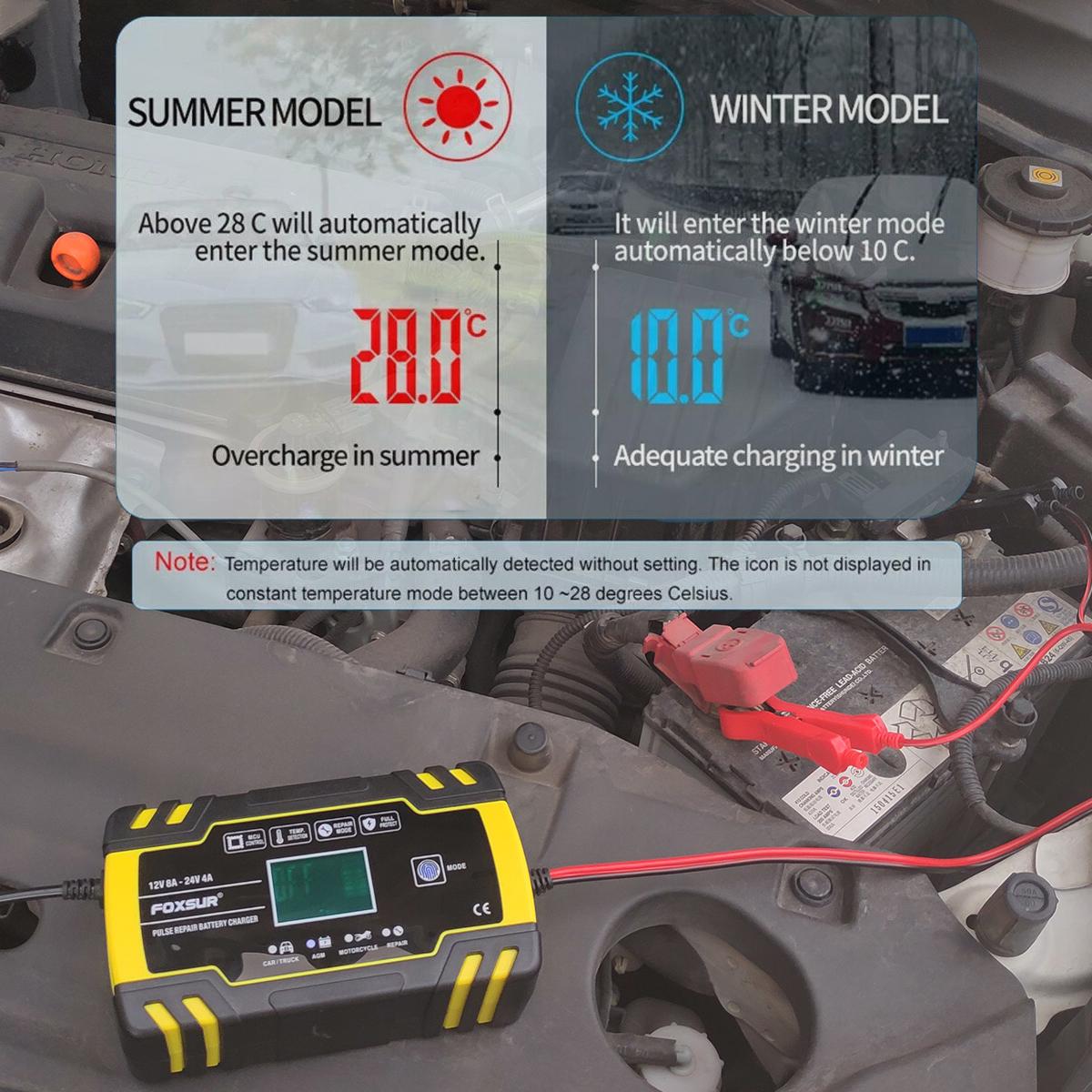 Автомобильное зарядное устройство 12 В/24 В 6-150 Ач — фото 4