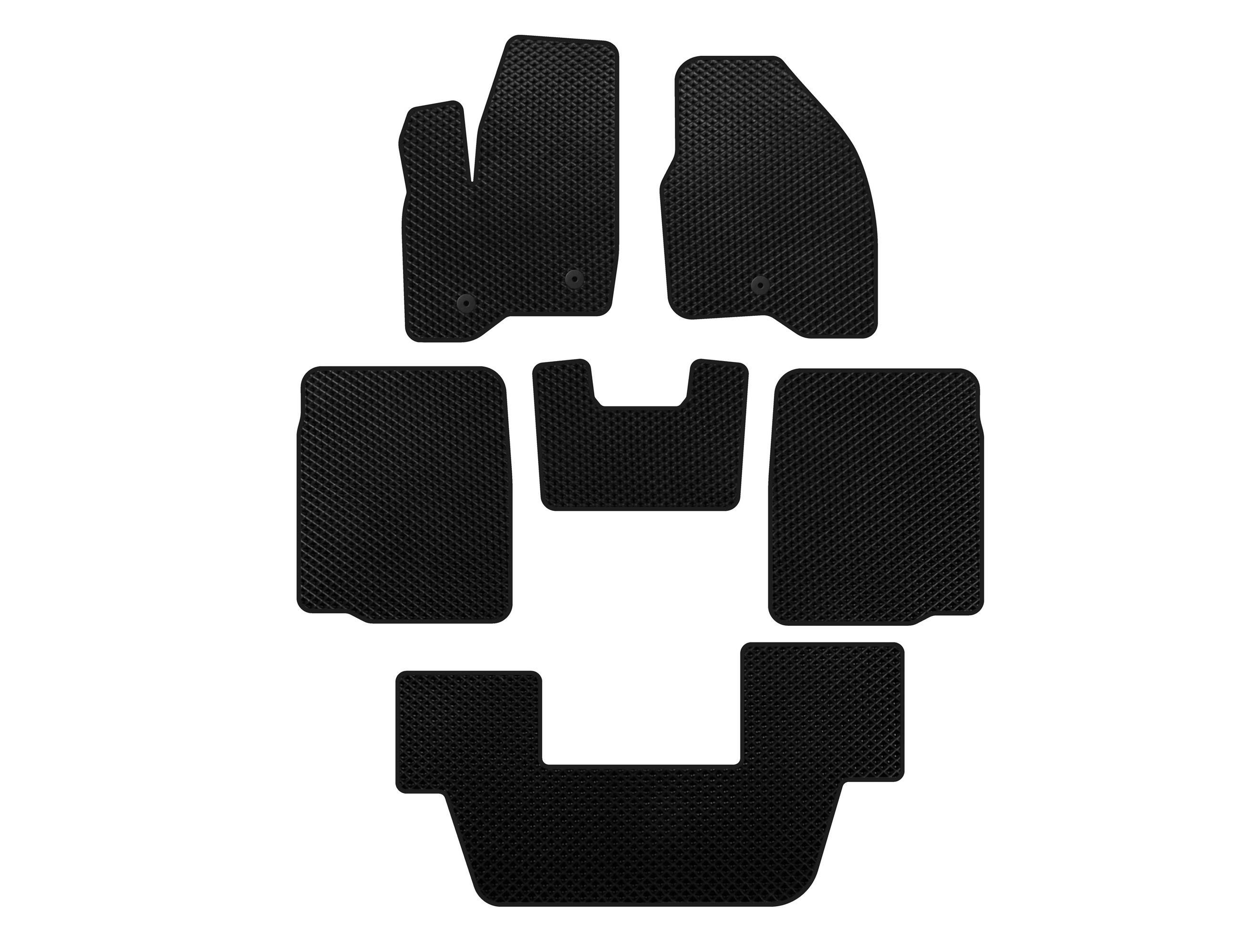 

EVA mats (2011-2015, 3 rows, Black) for Ford Explorer