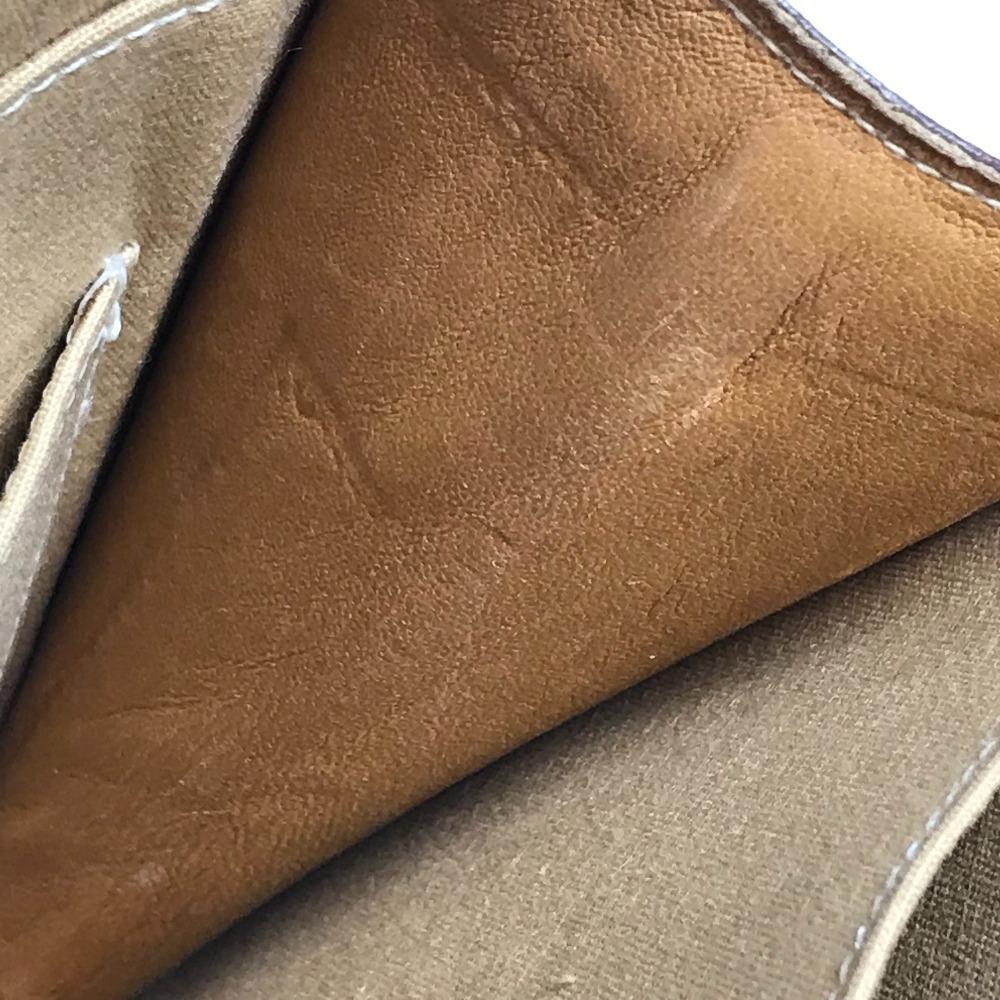 HERMES Horse Cheval Logo Vintage Jockey Crossbody handbag Shoulder Bag Beige