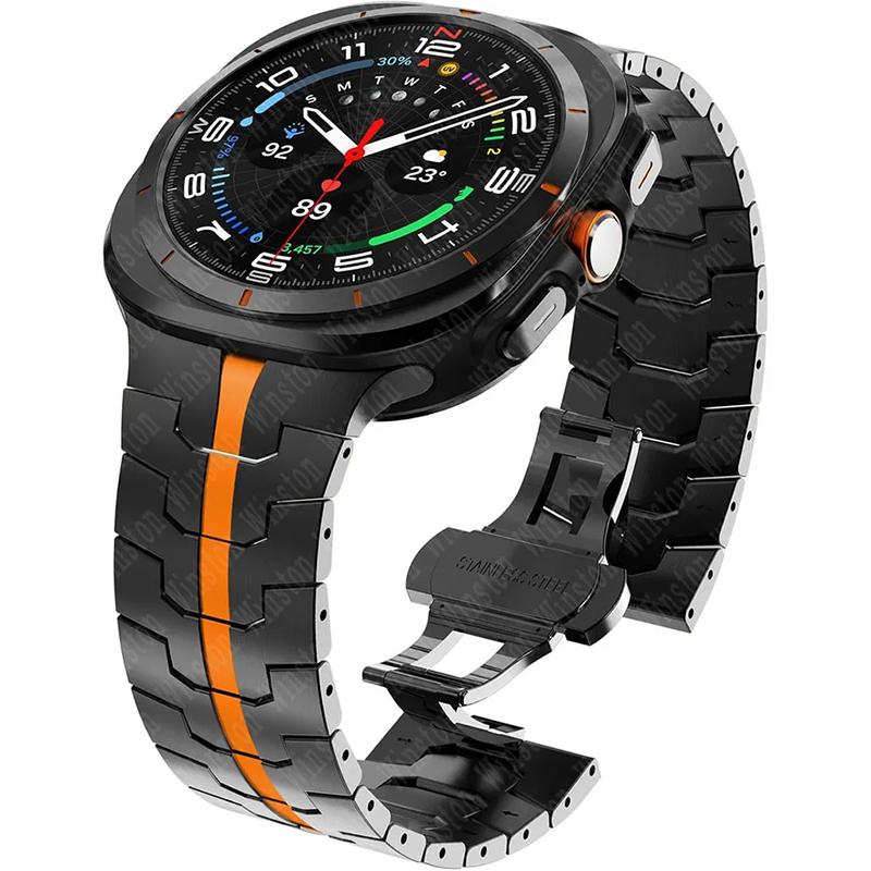 Bracelet for Samsung Galaxy Watch Ultra 2025 Correa Stainless Steel Metal Band for Samsung Ultra 7 Galaxy Ultra 47MM Wrist Strap
