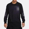 Nike ACG Manhole Print Crew Neck Long Sleeve T-Shirt Men Tops Black FJ1134-010
