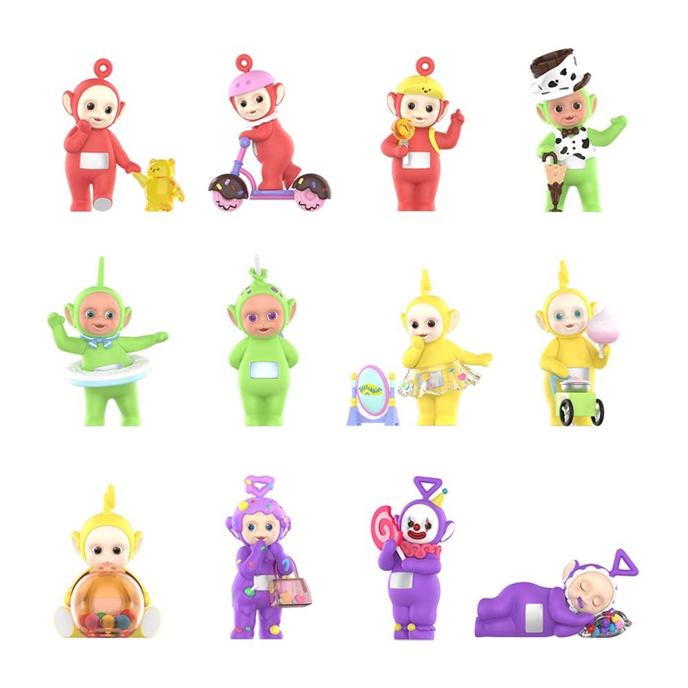 POP MART Teletubbies Fantasy Candy World Series [3-Piece Set] Pop Mart Gachapon Blind Box Figure Plastic Model Premium Toy Soft Vinyl Original