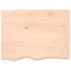 VidaXL Étagère murale 80x60x6 cm bois de chêne massif non traité 363553