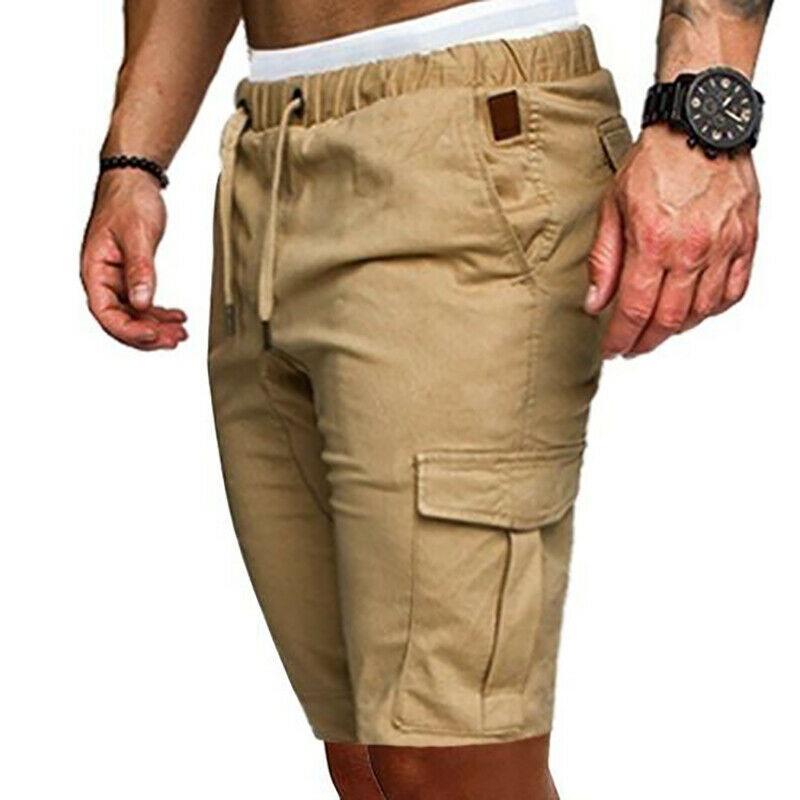 Men Shorts Summer Gym Sport Running Workout Cargo Pants Jogger Trousers Training