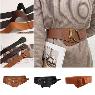 Alloy Buckle Wide Belts Waist Belts For Wome Fashion Waist Belt  Dress