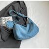 Denim Dumpling Bag Bag Female New Simple Solid Color Ladies Shoulder Crossbody Casual Lightweight Girl Bag