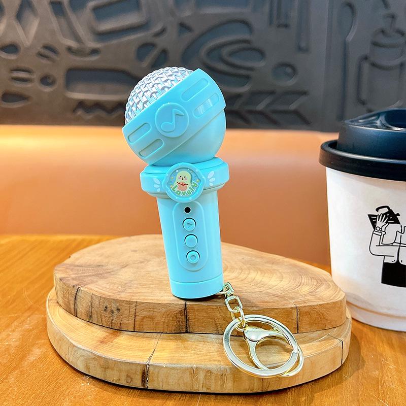 Creative Multifunctional Keychain Microphone - Cute Bag Accessory & Student Toy Pendant Gift