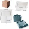 Square Box Mold with Irregular Edges Candle Vessels Jewelry Holder Resin Concrete Molds Storage Container Jar Dish Display Silicone Molds DIY