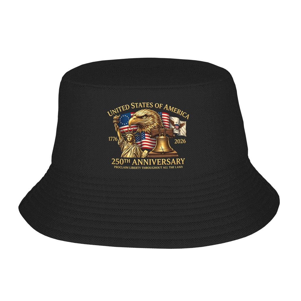 Unisex Harajuku Iraq Flag Bucket Hats Accessories Bob Hats For Vocation Getaway Headwear Lightweight