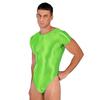 Pánská přiléhavá kombinéza Unitards sportovní bodysuit s krátkým rukávem