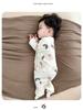 Pure Cotton Long Sleeve Baby Romper with Double Layer Belly Protection - Spring/Autumn Butterfly Harem Suit for Newborns