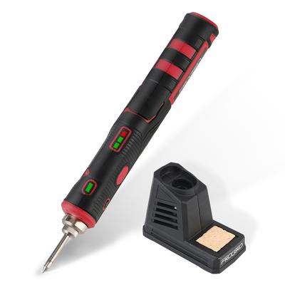 Kabelloser Lötkolben Professionelles Tragbares Schweißwerkzeug Elektronisches Lötset USB Wiederaufladbar 480℃ 8W Kabelloses Laden 1800mAh Lötwerkzeug