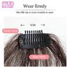 WTB Synthetic Roll Bangs Wig Piece Women's Natural Fluffy Seamless Wear Roll Bangs Wig