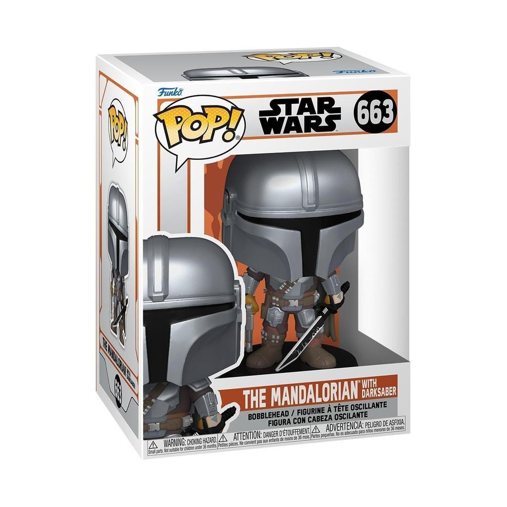 Star Wars Mandalorian with Darksaber Figure Funko POP! Star Wars Funko