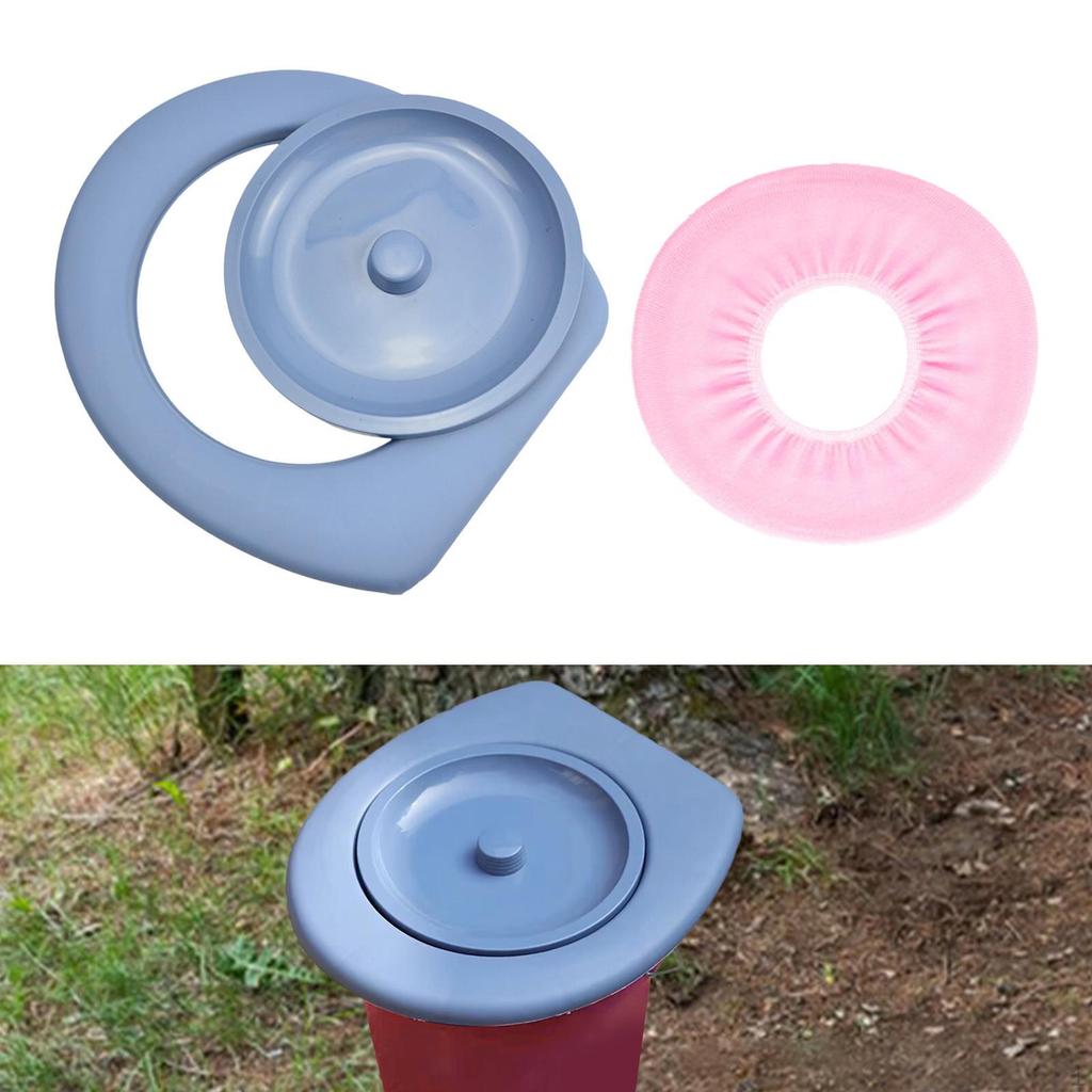 Sedile da toilette portatile da esterno per anziani, WC, Sedile da campeggio,