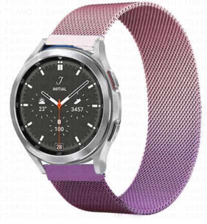 20/22mm Magnetic Milanese Strap for Samsung Galaxy Watch 7 6 5 4 40 44mm Gear S3 Stainless Steel Band for Huawei 4 GT3 Bracelet