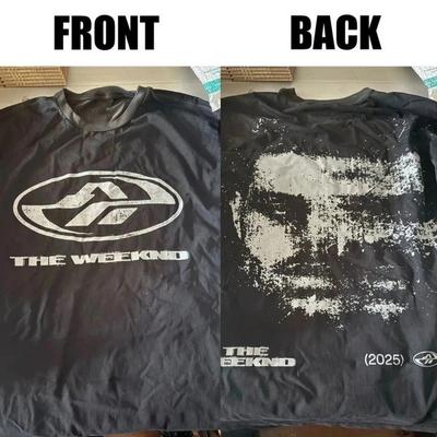 The Weeknd 2025 Tour T-shirt Unisexe Toutes Tailles S-5XL T-shirt Réimpression T-shirt Unisexe