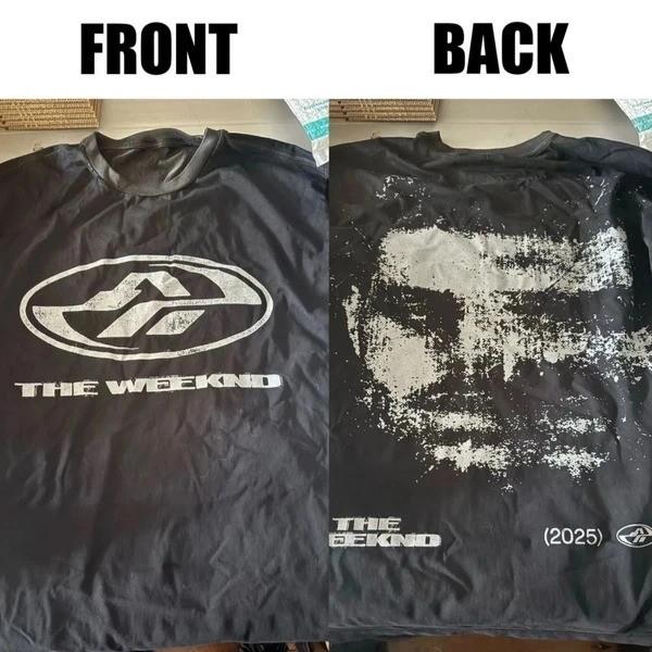 The Weeknd 2025 Tour Unisex Shirt All Size S-5XL Reprint T Shirt Unisex T-Shirt XL