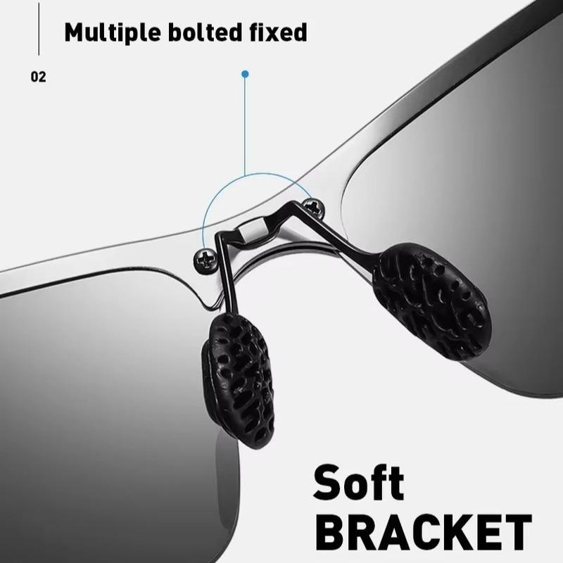 Photochromic Sunglasses UV400 Driving Fishing Chameleon Glasses Change Color Sun Glasses Outdoor Accessories