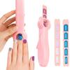 Press-on Nail Kit, 8 Pieces Self-Adhesive Nail Stickers for Kids, Soft Head and Applicator,   Nail Art Set for Kids