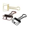 80Pcs Hollow  Clips 0.7in Sturdy Metal Hollow Out Strong Clamping Paper Clamps for Home Office