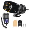 Car Horn 12V 100W 120DB Loud Multi-tone  Claxon Horn Car Warning Alarm Megaphone Police Siren Air Horn Speaker Button Backlight
