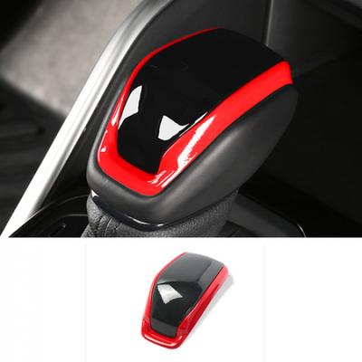 Red&black Gear Shift Knob Cover Trim 1pcs For Toyota -2024 Highlander