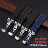 Cinturino per Orologio in Silicone per Seiko 18mm 20mm 22mm 24 Rilascio Rapido Braccialetto Impermeabile Sportivo Braccialetto in Gomma Fibbia a Farfalla Cintura