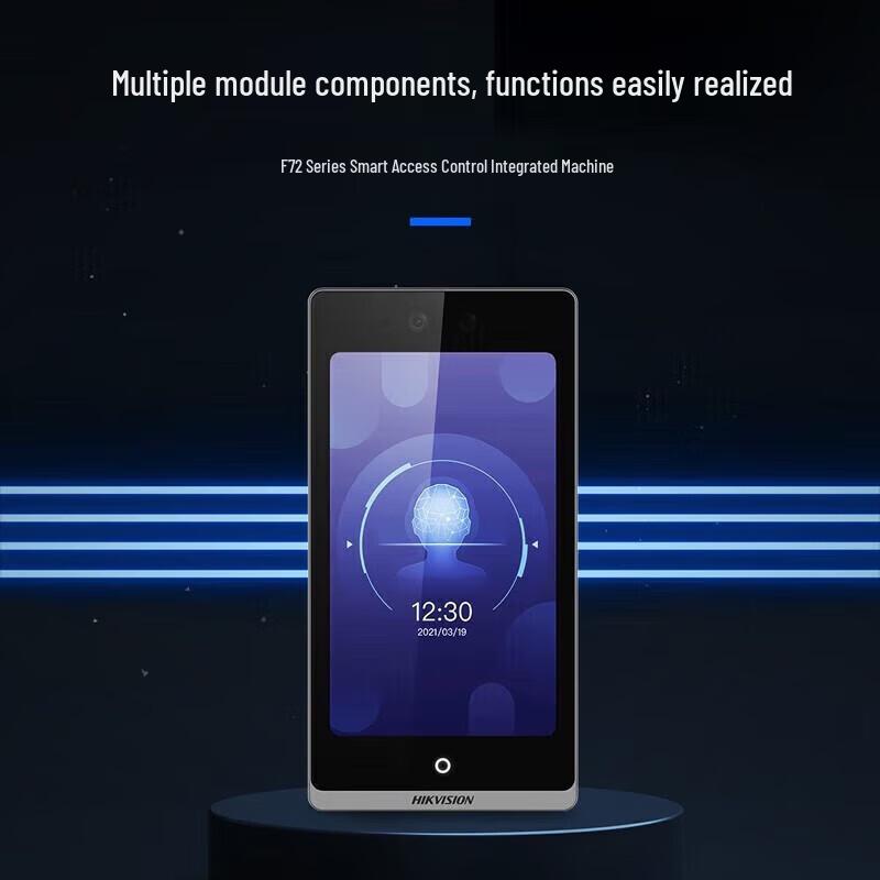 Hikvision Face Recognition Access Control & Time Attendance Terminal CN Plug (adapter Included)